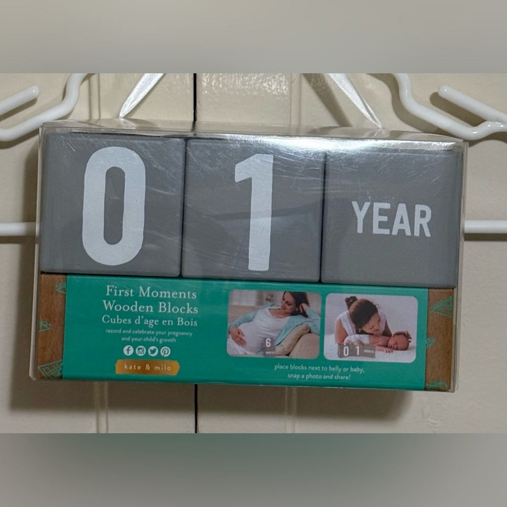 Kate & Milo Baby Milestone Blocks